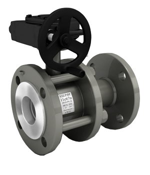 Краны стальные шаровые разборные 11с67п DN 50-150 PN 16 полнопроходные фланцевые под задвижку с редуктором LD купить в Уфе | "Проконсим"