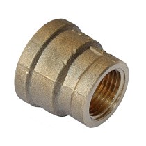  Муфты латунные DN 20-32 PN 40 муфта-муфта переходные Ду  Дн 25х1" Ру  соед. (212400010) со склада Проконсим в Уфе