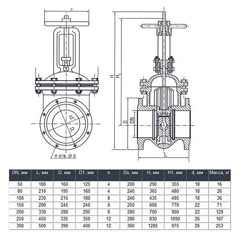Задвижка чугунная 30ч6бр DN 125 PN 16(10) фланцевая параллельная ЛМЗ Семенов купить в Уфе | "Проконсим"