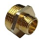 Ниппель латунный никелированный DN 20-15 PN 40 штуцер-штуцер переходный купить в Уфе | «Проконсим»