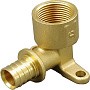 Угольники латунные установочные для PEX труб DN 16-25 PN 10 под надвижную гильзу с внутренней резьбой ONE PLUS купить в Уфе | "Проконсим"