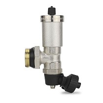  Конечные элементы для коллектора DN 25 PN 10 с автоматическими воздухоотводчиками и дренажными кранами Varmega (930422005) со склада Проконсим в Уфе