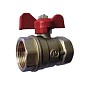 Краны латунные шаровые 11Б27п1 DN 20-32 PN 16 однотипные бабочка муфта-муфта купить в Уфе | "Проконсим"