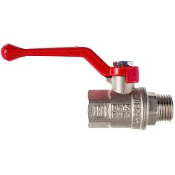  Латунный шаровой кран Ду40 Ру25 Valfex VF.215.NR1.112.DP 11Б27фт1М ВР-НР, проход , рычаг. (111201037) со склада Проконсим в Уфе