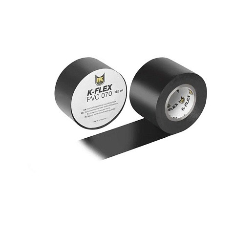 Лента теплоизоляционная K-FLEX PVC AT 070, DN 50, L = 25м, Tmax = 125гр. черный купить в Уфе | "Проконсим"