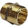 Ниппель латунный никелированный DN 50 PN 40 штуцер-штуцер  купить в Уфе | «Проконсим»