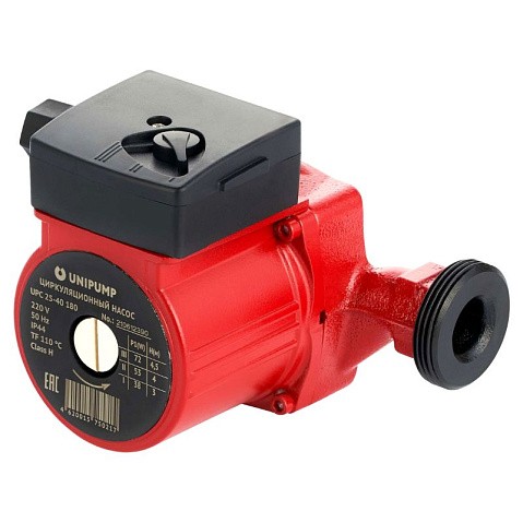 Насос циркуляционный с мокрым ротором UNIPUMP PN 10 110гр.UPC 25-40,L 130, 72Вт 1х220В 3х-скоростной резьбовой, 95772 купить в Уфе | "Проконсим"
