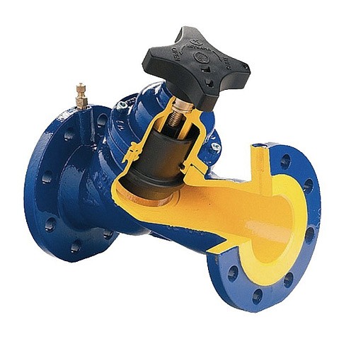 Клапан чугунный Zetkama zSTA.447A250C72, DN 250 PN 16, Kvs 1187,5 м3/ч, балансировочный, фланцевый, ручной купить в Уфе | "Проконсим"