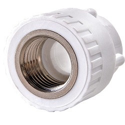  Муфта ПП 16-1/2'' PN 25 белая РВК 20415 (930659069) со склада Проконсим в Уфе