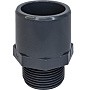 Адаптер двойной НПВХ DN 50х63-2" PN 16 клеевой с наружной резьбой черный Aquaviva THR05063F купить в Уфе | "Проконсим"