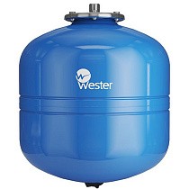 Гидроаккумуляторы для водоснабжения DN 20-25 PN 10 вертикальные голубые WESTER купить в Уфе | "Проконсим"