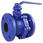 Кран шаровой полнопроходной DN 200 PN 16 чугунный фланцевый 400мм уплотнение PTFE с рукояткой РИДАН 082X4811R купить в Уфе | "Проконсим"