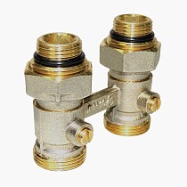 Узелы нижнего подключения Vekotrim DN 15 PN 10 прямой для двухтрубной системы радиаторов купить в Уфе | "Проконсим"