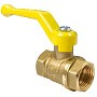 Краны латунные шаровые газовые 11Б27фтМ DN 15-50 PN 25-40 рычаг муфта-муфта Valfex.271.LR3 купить в Уфе | "Проконсим"