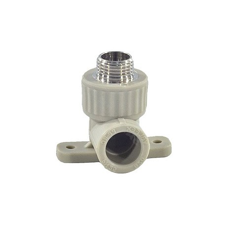 Угольник для смесителя НР VALFEX 25 PN 25 G-1/2'' НР серый купить в Уфе | "Проконсим"