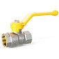Кран латунный шаровой LD Pride GAS DN40 PN 25 никелированный рычаг муфта-муфта купить в Уфе | "Проконсим"