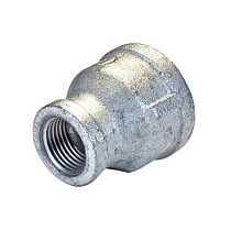  Муфта чугунная DN 20-50 PN 16 оцинкованная переходная Fittex Plus Ду   Дн 40 1 1/2" Ру  соед. (212200658) со склада Проконсим в Уфе