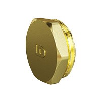  Заглушки латунные DN 15-50 PN 40 штуцерная LD Pride Ду  Дн 50х2" Ру  соед. (215300124) со склада Проконсим в Уфе