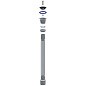Сифон гофрированный Unicorn D240, 40х50 гибкий отвод, 1 1/2'' х40 чашка из нержавеющей стали, 1500мм купить в Уфе | "Проконсим"