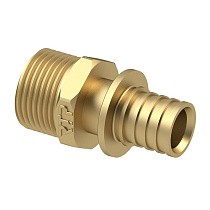 Муфты латунные для PEX труб DN 16-40 PN 16 под надвижную гильзу с наружной резьбой РосТурПласт купить в Уфе | "Проконсим"