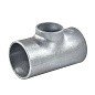 Тройник стальной Дн 159х4-108х4,5 (DN 150х100) переходной оцинкованный 2 исполнение ГОСТ 17376-2001 купить в Уфе | "Проконсим"