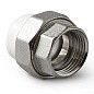 Муфта комбинированная ПП 25-3/4'' PN 25 с накидной гайкой белая Pro Aqua PA29014 купить в Уфе | "Проконсим"