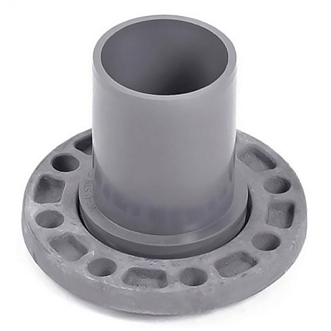 Патрубки НПВХ гладкие SDR26 DN 90-315 PN 10 с металлическим фланецем Хемкор купить в Уфе | "Проконсим" Патрубки НПВХ гладкие SDR26 DN 90-315 PN 10 с металлическим фланецем Хемкор купить в Уфе | "Проконсим"
