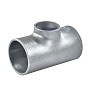 Тройник стальной Дн 159х4-108х4,5 (DN 150х100) переходной оцинкованный 2 исполнение ГОСТ 17376-2001 купить в Уфе | "Проконсим"