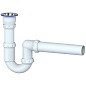 Сифон для умывальника Unicorn Y210, 40х40 прямой отвод, 1 1/2'' х40 чаша из нержавеющей стали купить в Уфе | "Проконсим"