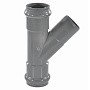 Тройники НПВХ раструбные SDR26 45гр. DN 110-160 PN 10 Хемкор купить в Уфе | "Проконсим"