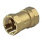 Клапан латунный обратный пружинный DN 15 PN 10, муфтовый, пластиковый шток купить в Уфе | "Проконсим"