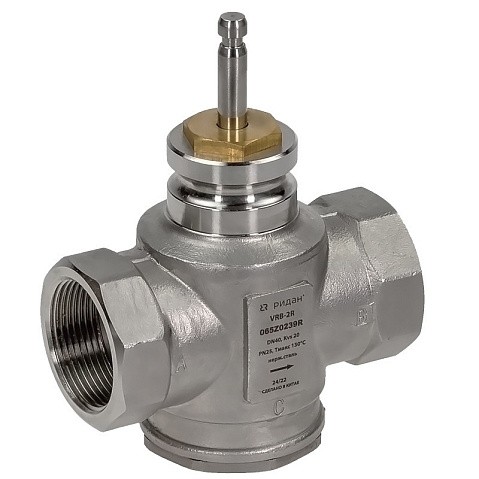 Клапан нж. регулирующий двухходовой DN 15 PN 25 под привод 1kv муфта-муфта до 130гр. РИДАН VRB-2R 065Z0232R купить в Уфе | "Проконсим"