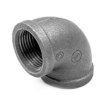 Акция! Угольник чугунный 90 гр. DN 15-80 PN 16 Fittex Plus Ду   Дн 80 3" Ру  соед. (213100020) со склада Проконсим в Уфе