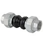 Компенсатор EPDM с оцинкованными чугунными резьбовыми патрубками DN 15 PN 16 Рашворк 505-015-16 купить в Уфе | "Проконсим"