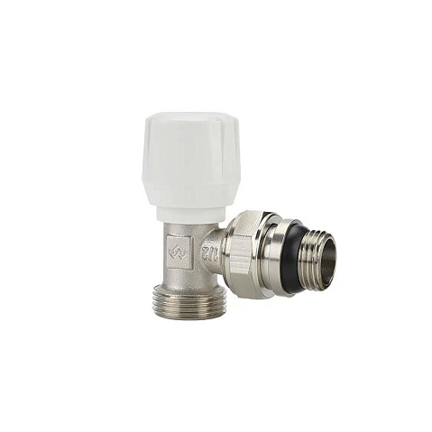 Клапан радиаторный VARMEGA VM10012 DN15x20 PN10 угловой евроконус G-1/2''х3/4'' с уплотнением штуцер купить в Уфе | "Проконсим"