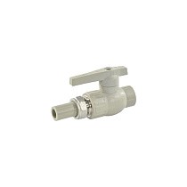 Краны шаровые ПП DN 20-32 PN 25 с односторонним разъемным соединением серые Valfex купить в Уфе | "Проконсим"