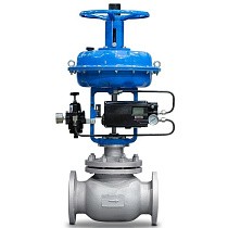 Клапаны стальные запорно-регулирующие DN 15-80 PN 4 с пневмоприводом МА-С-350-25-3-У1 без ручного дублера КПСР купить в Уфе | "Проконсим"
