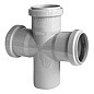 Крестовина ПП для канализации прямой 87,5гр. 110-110- 50 Valfex купить в Уфе | "Проконсим"