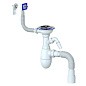 Сифон для мойки Unicorn В427, 40х50 гибкий отвод, 3 1/2'' х40 с отводом для стиральной машины, круглый и прямоугольный перелив купить в Уфе | "Проконсим"