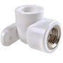 Угольник установочный ПП 20-1/2'' PN 25 белый РВК купить в Уфе | "Проконсим"