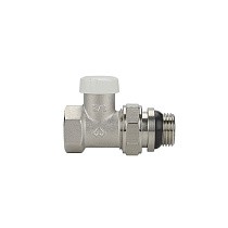 Клапан радиат. настроечный DN 15 PN 10 прямые 1/2'' с с уплотнением под шестигранник муфта-штуцер VARMEGA купить в Уфе | "Проконсим"