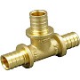 Тройники латунные для PEX-PEX труб DN 16-32 PN 10 переходные под надвижную гильзу ONE PLUS купить в Уфе | "Проконсим"