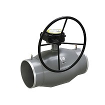 Краны стальные шаровые регулирующие DN 125-300 PN 25 цельносварные приварные с редуктором LD Regula купить в Уфе | "Проконсим"