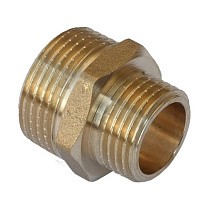 Ниппели латунные DN 20-32 PN 40 штуцер-штуцер переходный Ду  Дн 25х1" Ру  соед. (212400308) со склада Проконсим в Уфе