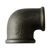  Угольник чугунный DN 20-40 PN 16 переходный Ду   Дн 25 1" Ру  соед. (213100104) со склада Проконсим в Уфе