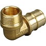 Угольник латунный для PEX труб 16-1/2'' PN 10 OP под надвижную гильзу с наружной резьбой ONE PLUS купить в Уфе | "Проконсим"