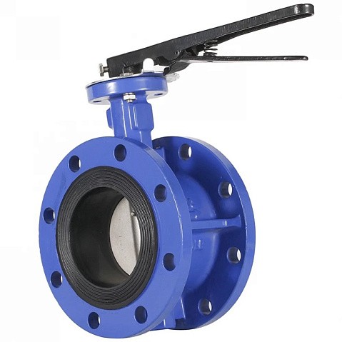 Затвор дисковый поворотный DN 100 PN 10(16) фланцевый с диском из чугуна уплотнение-EPDM ручной СибЗТА купить в Уфе | "Проконсим"