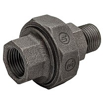  Американка чугунная DN 15-50 PN 16 муфта-штуцер с плоской прокладкой Fittex Plus Ду   Дн 50 2" Ру  соед. (215500100) со склада Проконсим в Уфе