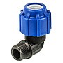 Угольник (отвод) компрессионный PN 16 для ПЭ DN 20-1/2'' обжимное-штуцер купить в Уфе | "Проконсим"