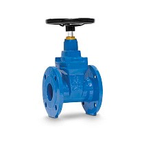  Задвижка чугунная с обрезиненным клином Ду Ру FAF  EPDM,  клиновая, фланцевая, для воды, Турция. (930130011) со склада Проконсим 